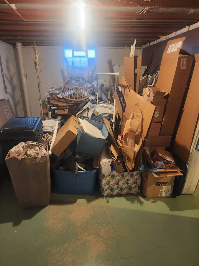 Roll-off dumpster container at job site for 4 Yard Dumpster Rental in Lake Shastina